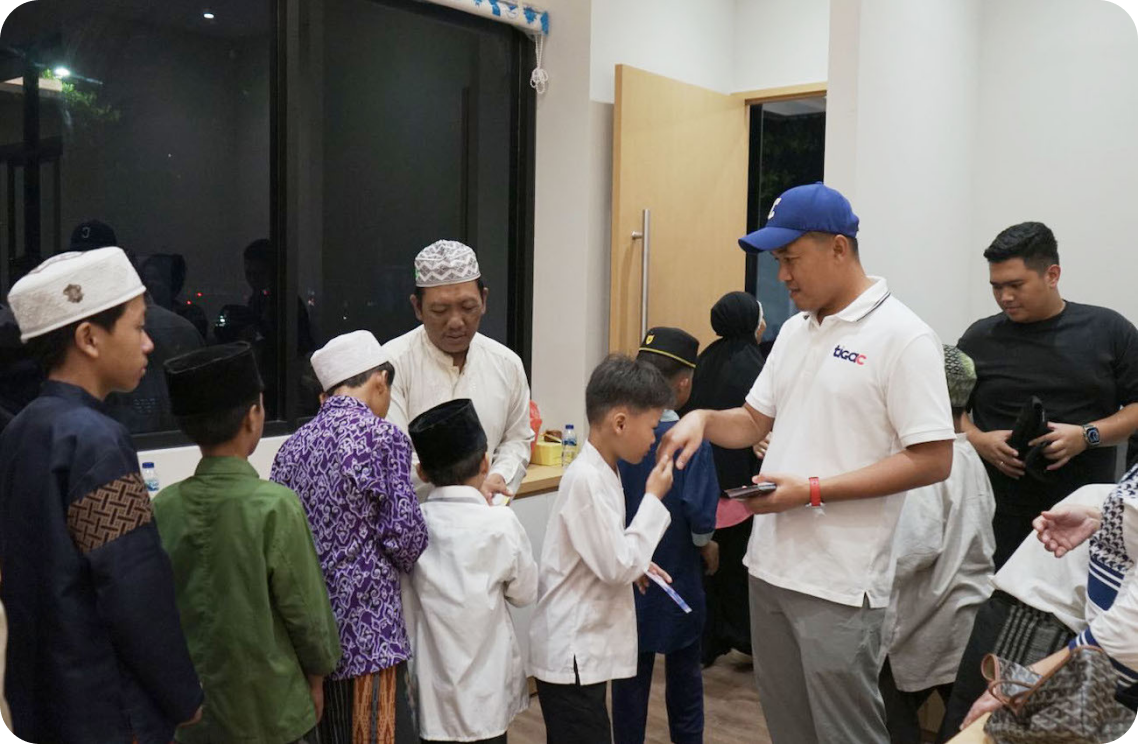 TIGAC Berbagi Kebahagiaan Ramadan Bersama Anak-Anak Yatim Piatu